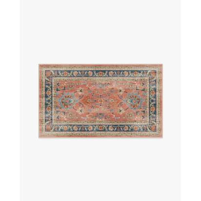 Calabria Coral Multicolour Rug - 90 x 150 cm - All-In-One Rug