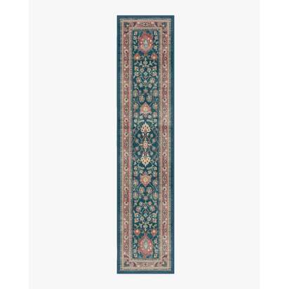Calabria Navy & Cayenne Rug - 75 x 365 cm - All-In-One Rug