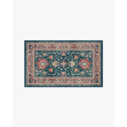 Calabria Navy & Cayenne Rug - 90 x 150 cm - All-In-One Rug