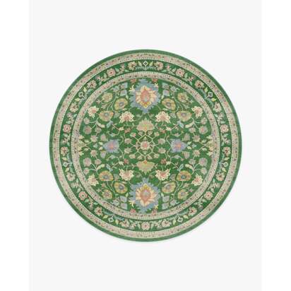 Calabria Green Rug - 245 Round cm - All-In-One Rug