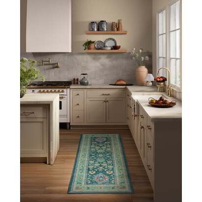 Calabria Teal Rug - 185 x 275 cm - All-In-One Rug