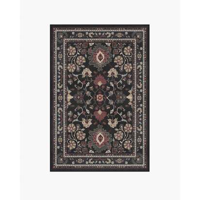 Calabria Black Multicolour Rug - 120 x 185 cm - All-In-One Rug