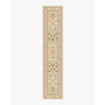 Calabria Cream & Gold Rug - 75 x 365 cm - All-In-One Rug