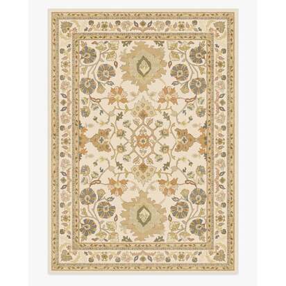 Calabria Cream & Gold Rug - 305 x 425 cm - All-In-One Rug