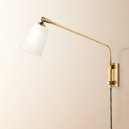 Carter Wall Fitting in Antique Brass