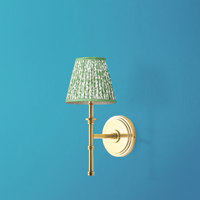 Single chukka rechargeable wall fitting in antique brass