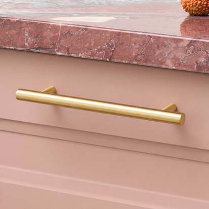 WATT T-Bar Handle - Brass - 155mm (96mm CC) / Handle Only