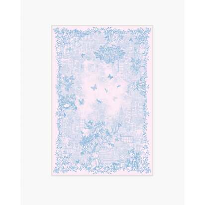 Emi Toile Soft Pink Rug by Humberto Leon - 120 x 185 cm - All-In-One Rug