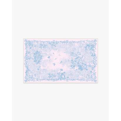 Emi Toile Soft Pink Rug by Humberto Leon - 120 x 185 cm - All-In-One Rug
