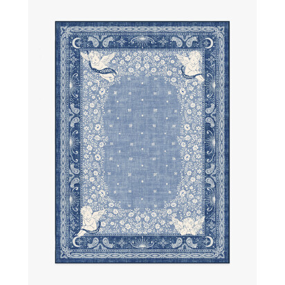 Humberto's Bandana Blue Rug by Humberto Leon - 150 x 215 cm - All-In-One Rug