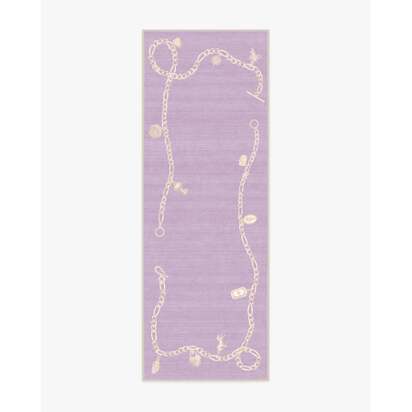 M&E Charms Lilac Rug by Humberto Leon - 75 x 215 cm - All-In-One Rug