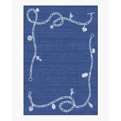 M&E Charms Midnight Blue Rug by Humberto Leon - 185 x 275 cm - All-In-One Rug