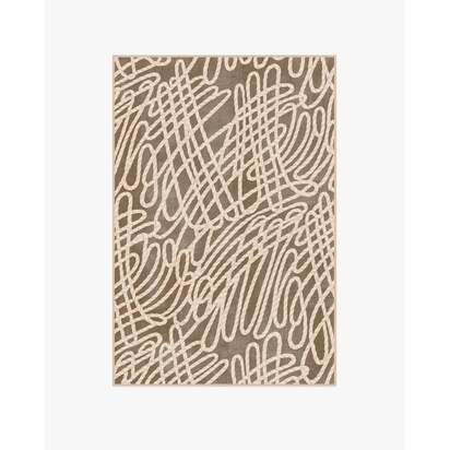 Rica Rope Taupe & Cream Rug by Humberto Leon - 120 x 185 cm - All-In-One Rug