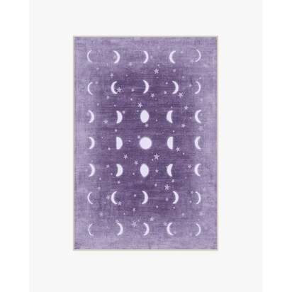 To The Moon And Back Mauve Rug by Humberto Leon - 120 x 185 cm - All-In-One Rug