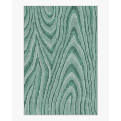 Chifa Wood Sage Flatwoven Rug by Humberto Leon - 185 x 275 cm - Rug + Pad System