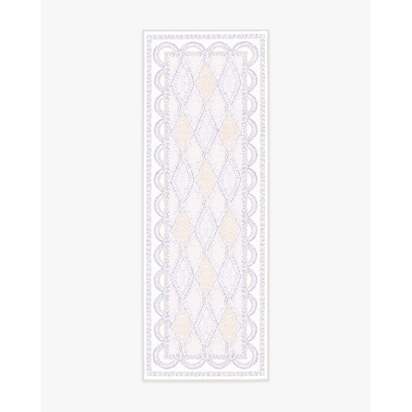 Happy Birthday Popo Cream & Rose Flatwoven Rug by Humberto Leon - 75 x 215 cm - Rug + Cushioned Pad System