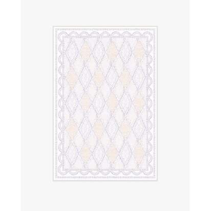 Happy Birthday Popo Cream & Rose Flatwoven Rug by Humberto Leon - 120 x 185 cm - Rug + Cushioned Pad System