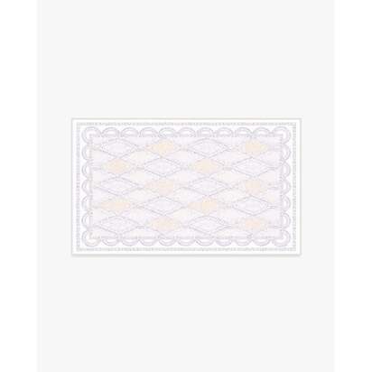 Happy Birthday Popo Cream & Rose Flatwoven Rug by Humberto Leon - 150 x 215 cm - Rug + Cushioned Pad System