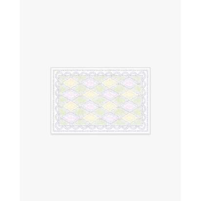 Happy Birthday Popo Pistachio & Lemon Flatwoven Rug by Humberto Leon - 60 x 90 cm - Rug + Pad System
