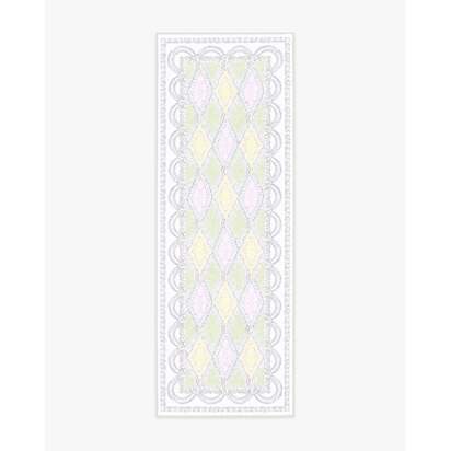 Happy Birthday Popo Pistachio & Lemon Flatwoven Rug by Humberto Leon - 75 x 215 cm - Rug + Pad System