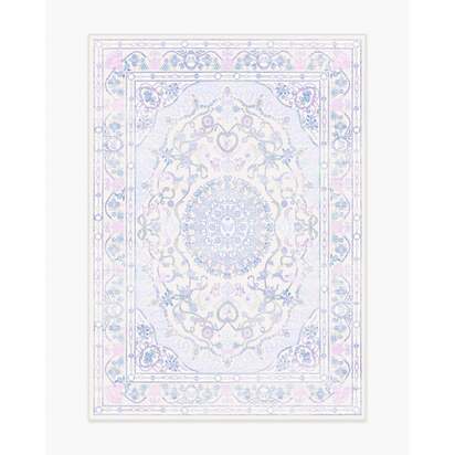 Mazzy Ornamental Multicolour Flatwoven Rug by Humberto Leon - 150 x 215 cm - Rug + Pad System