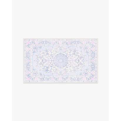 Mazzy Ornamental Multicolour Flatwoven Rug by Humberto Leon - 185 x 275 cm - Rug + Cushioned Pad System