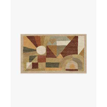 Orilla Natural Flatwoven Rug by Jungalow - 90 x 150 cm - Rug + Pad System