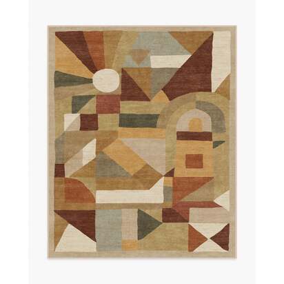 Orilla Natural Flatwoven Rug by Jungalow - 245 x 305 cm - Rug + Cushioned Pad System
