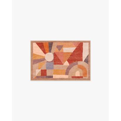 Orilla Sunset Flatwoven Rug by Jungalow - 60 x 90 cm - Rug + Pad System