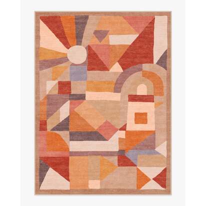 Orilla Sunset Flatwoven Rug by Jungalow - 275 x 365 cm - Rug + Pad System