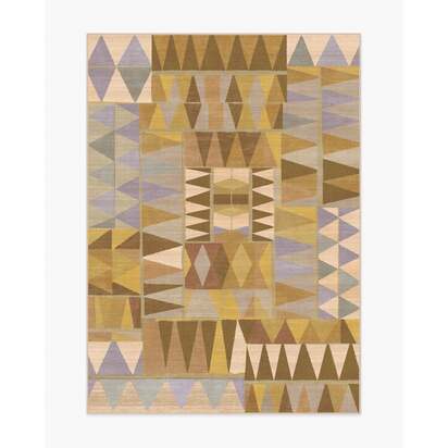 Cadra Ochre Rug by Jungalow - 150 x 215 cm - All-In-One Rug