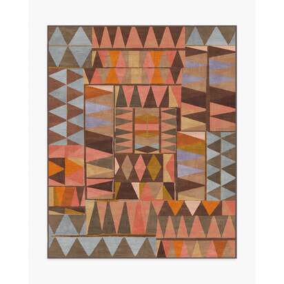 Cadra Warm Brown Rug by Jungalow - 245 x 305 cm - All-In-One Rug