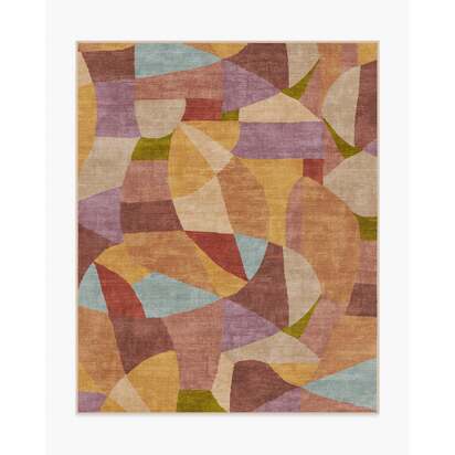 Kayla Rust Multicolour Rug by Jungalow - 245 x 305 cm - All-In-One Rug