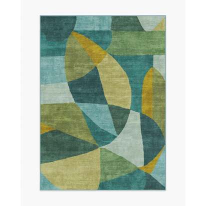 Kayla Teal Green Rug by Jungalow - 150 x 215 cm - All-In-One Rug