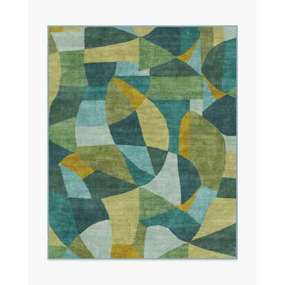 Kayla Teal Green Rug by Jungalow - 245 x 305 cm - All-In-One Rug