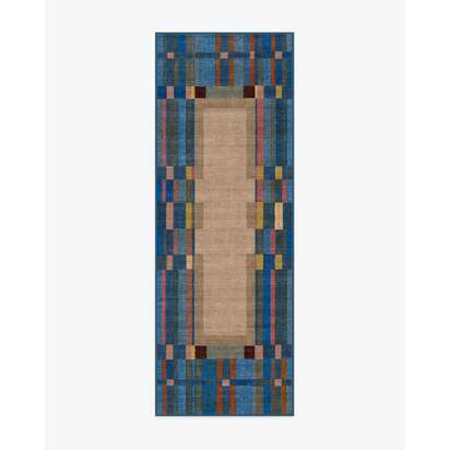 Lad Blue Rug by Jungalow - 150 x 215 cm - All-In-One Rug