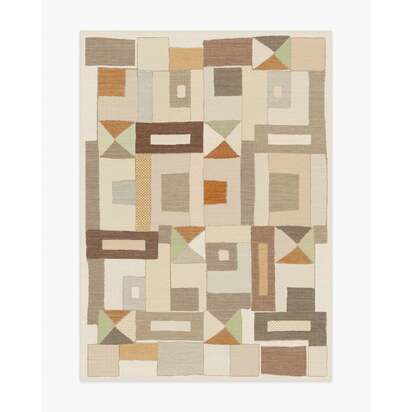 Modra Natural & Terra Rug by Jungalow - 150 x 215 cm - All-In-One Rug