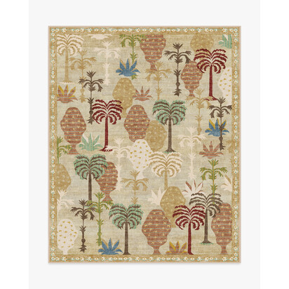 Palmistry Natural Rug by Jungalow - 245 x 305 cm - All-In-One Rug