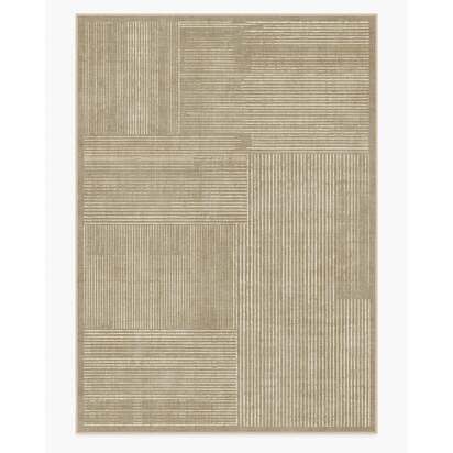 Linear Oasis Warm Taupe Rug - 305 x 425 cm - All-In-One Rug