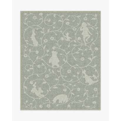 Once Upon a Gathering Soft Green Flatwoven Rug - 200 x 290 cm - Rug + Cushioned Pad System