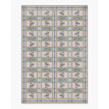 Quinnlyn Natural Multicolour Flatwoven Rug - 200 x 290 cm - Rug + Cushioned Pad System