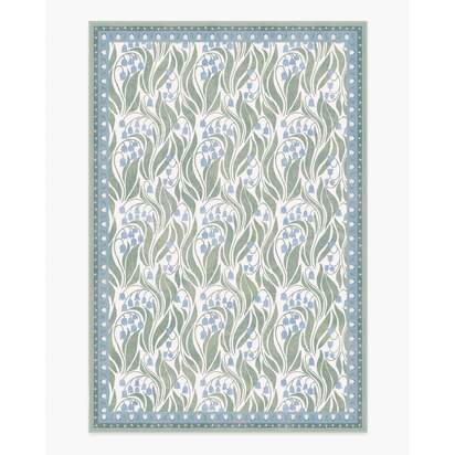 Lila Ivory & Soft Blue Rug - 200 x 290 cm - All-In-One Rug