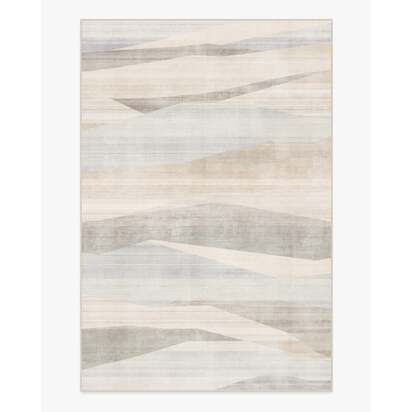 Leia Neutral Flatwoven Rug - 200 x 290 cm - Rug + Cushioned Pad System