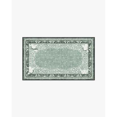 Humberto's Bandana Green Flatwoven Rug by Humberto Leon - 200 x 290 cm - Rug + Pad System