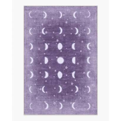 To The Moon And Back Mauve Rug by Humberto Leon - 200 x 290 cm - All-In-One Rug