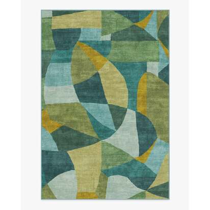 Kayla Teal Green Rug by Jungalow - 200 x 290 cm - All-In-One Rug