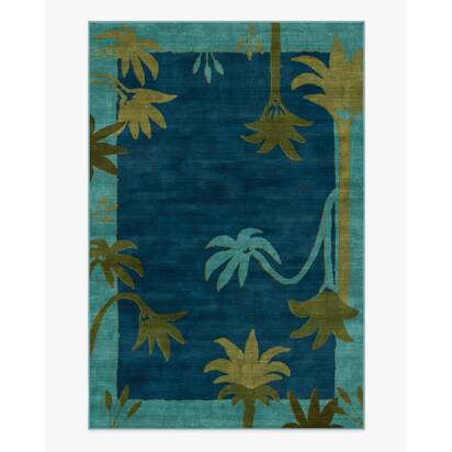 Sabal Blue & Teal Rug by Jungalow - 200 x 290 cm - All-In-One Rug