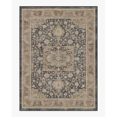 Zahra Ink & Vintage Citron Rug - 275 x 365 cm - All-In-One Rug