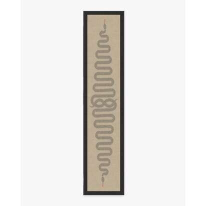 Venom Neutral Rug by Jonathan Adler - 75 x 365 cm - All-In-One Rug