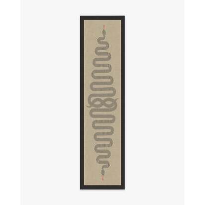 Venom Neutral Rug by Jonathan Adler - 75 x 365 cm - All-In-One Rug